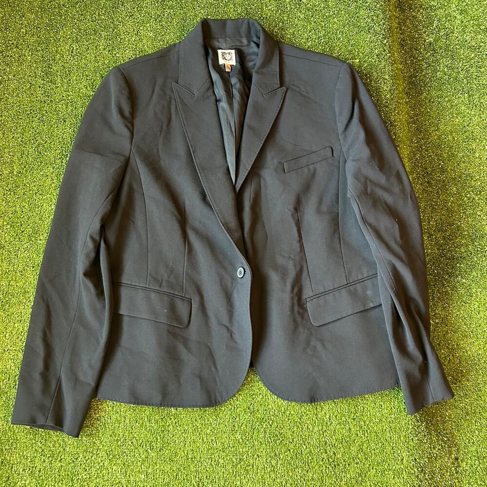 Anne-klein Women's Black and Navy Jacket
